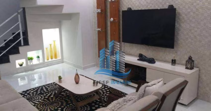 Sobrado com 4 dormitórios à venda, 300 m² por R$ 990.000,00 - Utinga - Santo André/SP