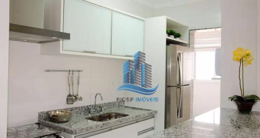 Apartamento com 2 dormitórios à venda, 60 m² por R$ 626.000,00 - Campestre - Santo André/SP