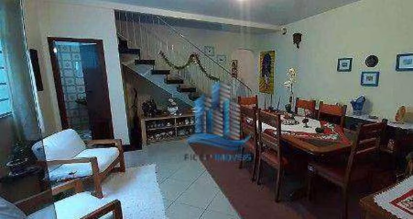 Sobrado com 3 dormitórios à venda, 185 m² por R$ 760.000,00 - Vila Bastos - Santo André/SP