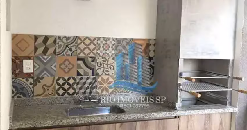 Apartamento com 3 dormitórios à venda, 96 m² por r$ 890.000,00 - vila scarpelli - santo andré/sp