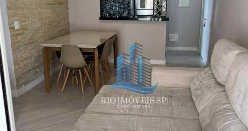Apartamento com 3 dormitórios à venda, 77 m² por R$ 740.000,00 - Campestre - Santo André/SP