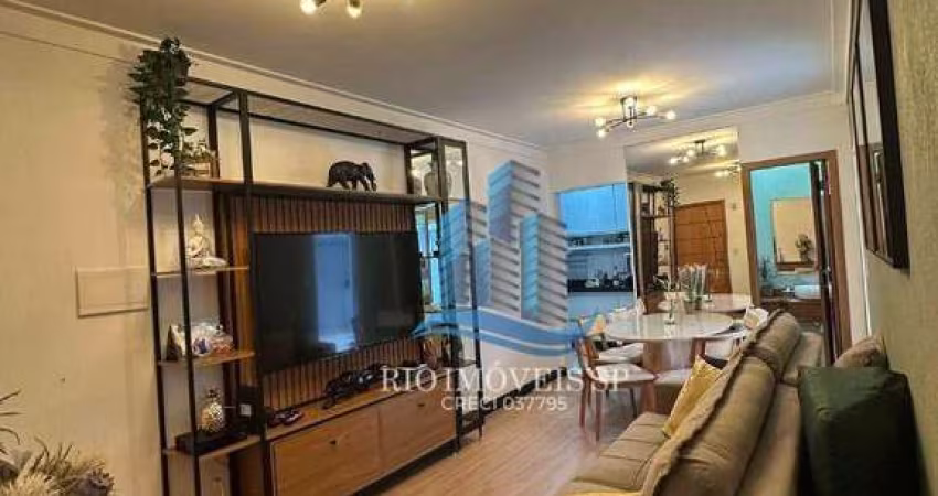 Apartamento com 1 dormitório à venda, 60 m² por R$ 410.000,00 - Nova Gerty - São Caetano do Sul/SP