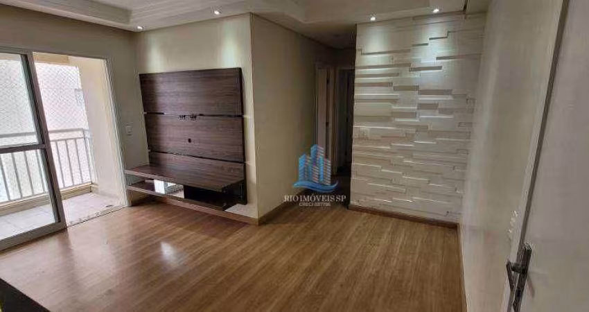 Apartamento com 2 dormitórios à venda, 60 m² por R$ 490.000,00 - Campestre - Santo André/SP