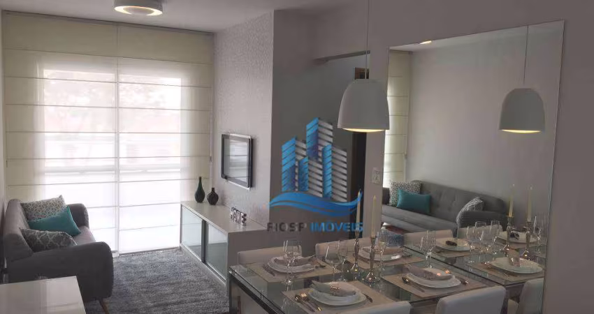 Apartamento com 2 dormitórios à venda, 62 m² por R$ 612.000,00 - Campestre - Santo André/SP