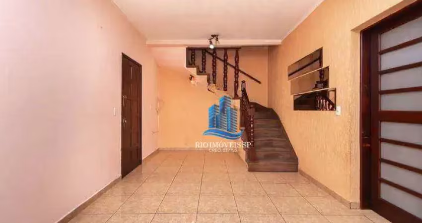 Sobrado com 3 dormitórios à venda, 100 m² por r$ 830.000,00 - santo antônio - são caetano do sul/sp