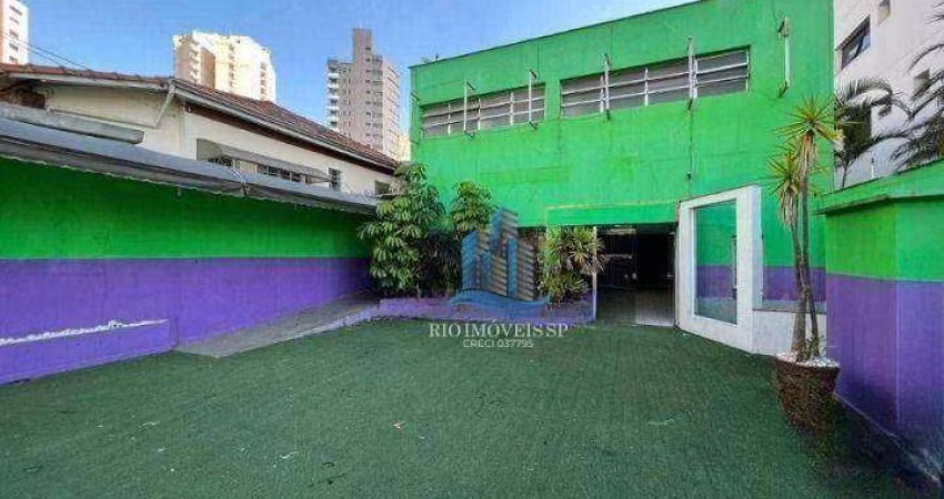 Salão, 672 m² - venda por R$ 5.500.000,00 ou aluguel por R$ 26.600,00/mês - Vila Bastos - Santo André/SP