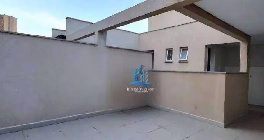 Cobertura com 2 dormitórios à venda, 84 m² por R$ 550.000,00 - Campestre - Santo André/SP