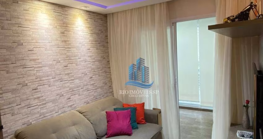 Apartamento com 2 dormitórios à venda, 72 m² por R$ 755.000,00 - Olímpico - São Caetano do Sul/SP