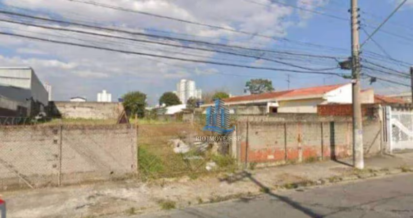 Terreno à venda, 1000 m² por R$ 2.000.000,00 - Vila Sacadura Cabral - Santo André/SP