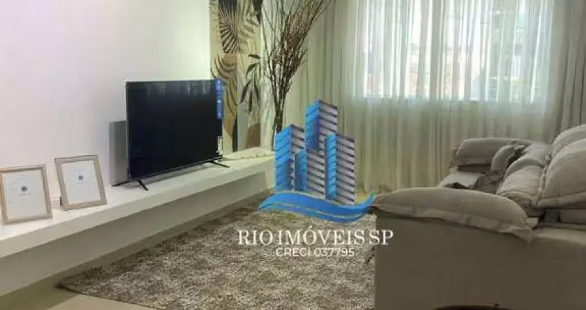 Sobrado com 3 dormitórios à venda, 138 m² por r$ 700.000,00 - vila pires - santo andré/sp