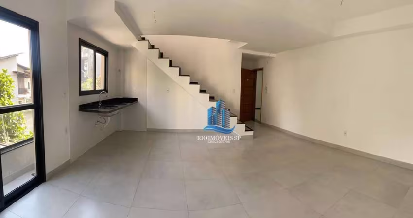 Cobertura com 3 dormitórios à venda, 116 m² por R$ 654.000,00 - Vila Guiomar - Santo André/SP