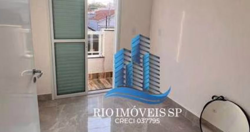 Apartamento com 2 dormitórios para alugar, 55 m² por R$ 2.845/mês - Campestre - Santo André/SP