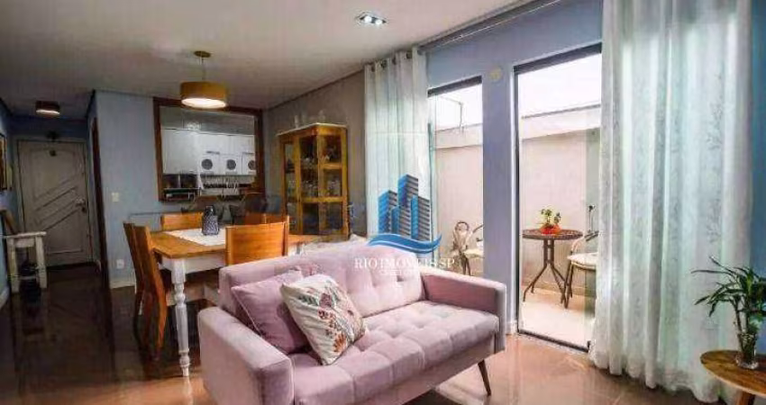 Apartamento com 3 dormitórios à venda, 90 m² por R$ 630.000,00 - Vila Assunção - Santo André/SP