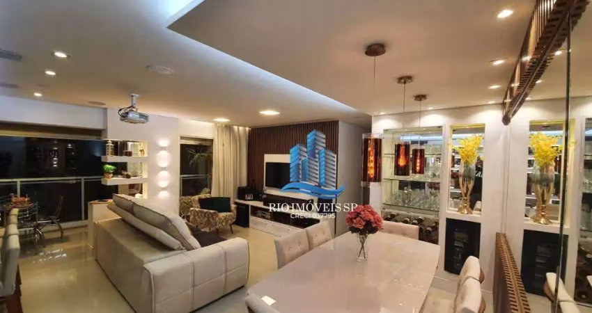 Apartamento com 3 dormitórios à venda, 115 m² por r$ 1.290.000 - jardim - santo andré/sp