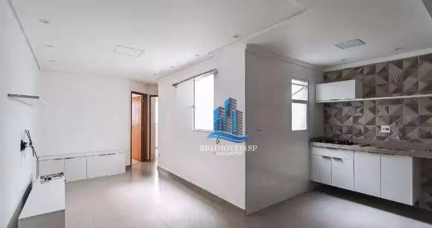 Cobertura com 2 dormitórios à venda, 90 m² por R$ 550.000,00 - Campestre - Santo André/SP