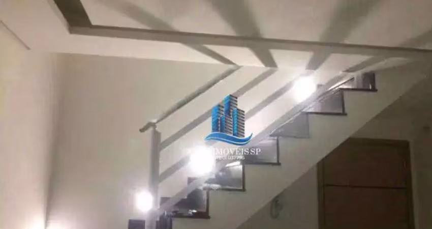 Cobertura com 3 dormitórios à venda, 86 m² por R$ 560.000,00 - Campestre - Santo André/SP