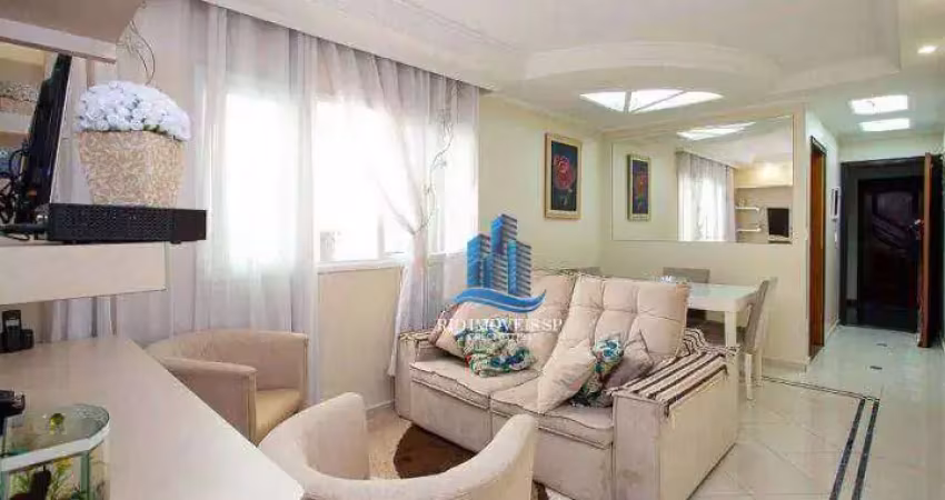 Apartamento com 3 dormitórios à venda, 86 m² por r$ 630.000,00 - campestre - santo andré/sp