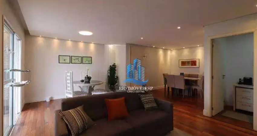 Apartamento com 3 dormitórios à venda, 136 m² por r$ 1.380.000,00 - campestre - santo andré/sp