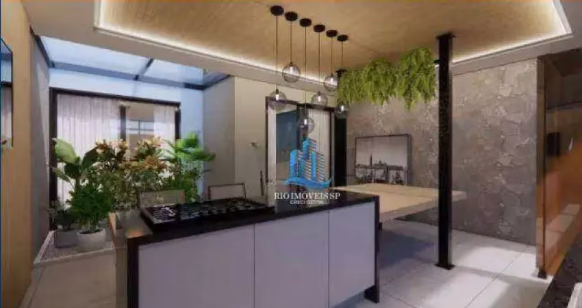 Apartamento garden com 3 dormitórios à venda, 210 m² por r$ 1.049.000,00 - santa paula - são caetano do sul/sp