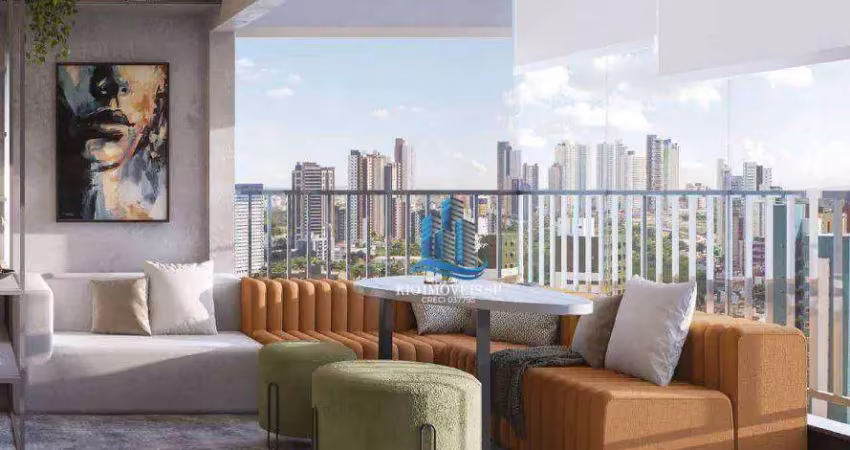Apartamento com 1 dormitório à venda, 30 m² por r$ 267.000,00 - jardim - santo andré/sp