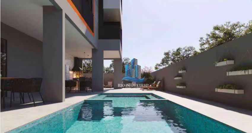 Apartamento com 2 dormitórios à venda, 38 m² por r$ 389.000,00 - vila príncipe de gales - santo andré/sp