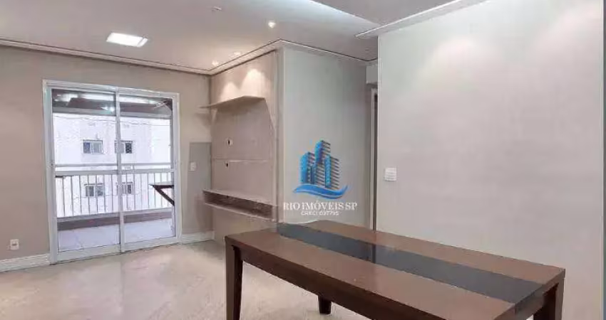 Apartamento com 3 dormitórios à venda, 77 m² por r$ 695.000 - campestre - santo andré/sp