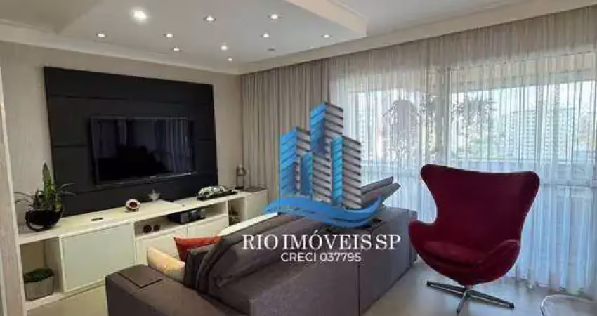 Apartamento com 3 dormitórios à venda, 128 m² por r$ 1.189.000,00 - centro - santo andré/sp
