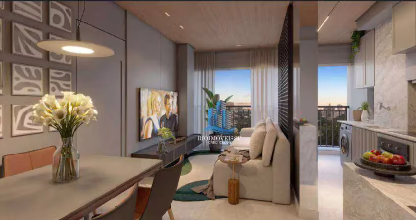 Apartamento com 2 dormitórios à venda, 59 m² por r$ 619.500,00 - fundação - são caetano do sul/sp