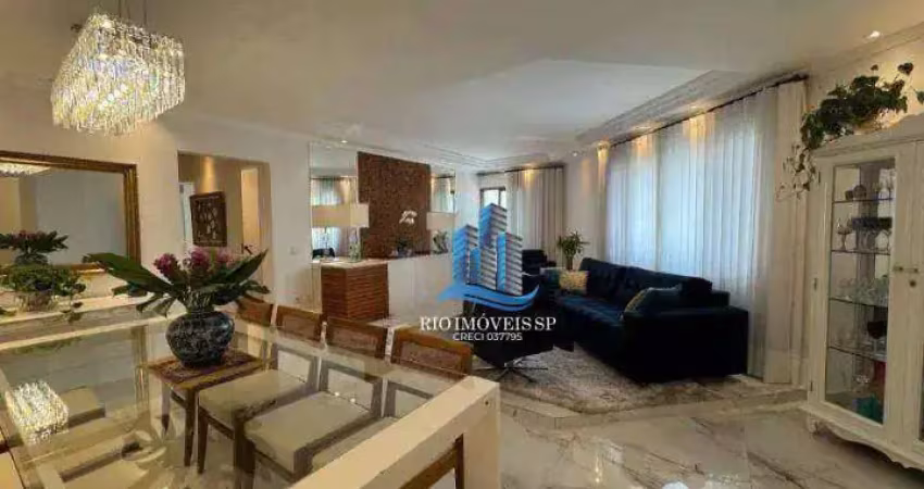Apartamento com 3 dormitórios à venda, 167 m² por r$ 1.400.000,00 - santa paula - são caetano do sul/sp