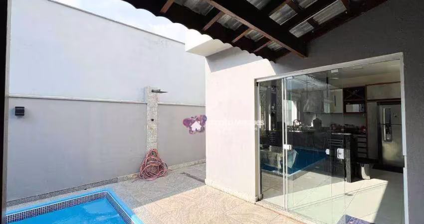 Sobrado com 3 dormitórios para alugar, 117 m² por r$ 4.300,00/mês - jardim bela vista - araçariguama/sp