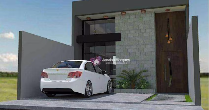 Casa com 3 dormitórios à venda, 89 m² por R$ 550.000 - Jardim Bela Vista - Araçariguama/SP