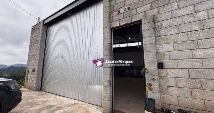 Galpão para alugar, 320 m² por r$ 9.600,00/mês - cruz almas - araçariguama/sp