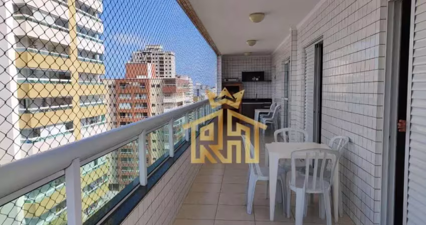 Apartamento à venda, 93 m² por r$ 600.000,00 - vila guilhermina - praia grande/sp
