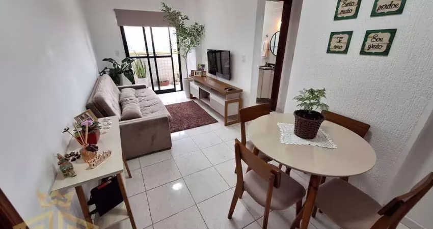 Apartamento mobiliado 1 dormitório à venda, 50 m² por r$ 320.000 - aviação - praia grande/sp