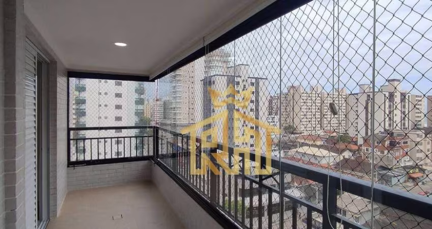 Apartamento de 2 quartos (1 suíte) no bairro de Guilhermina em Praia Grande - SP