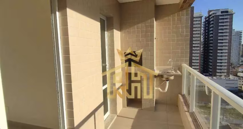 Apartamento de 2 quartos, 1 suíte no canto do forte - novo