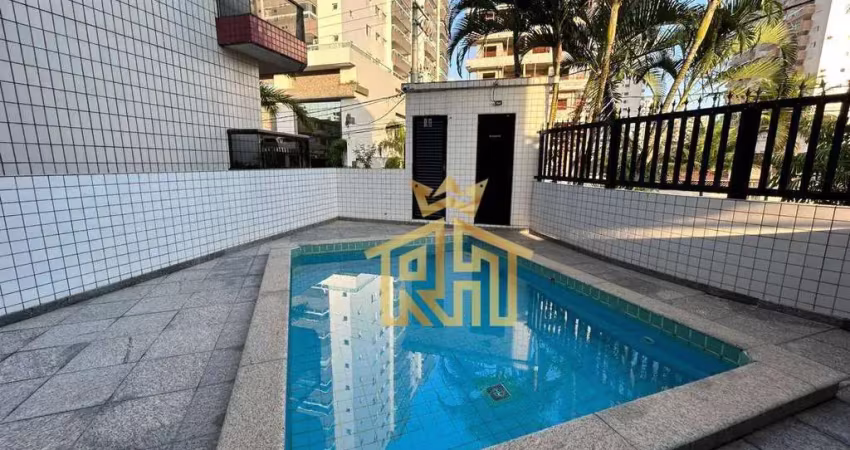 Apartamento com 1 dormitório à venda, 50 m² por R$ 260.000,00 - Vila Guilhermina - Praia Grande/SP