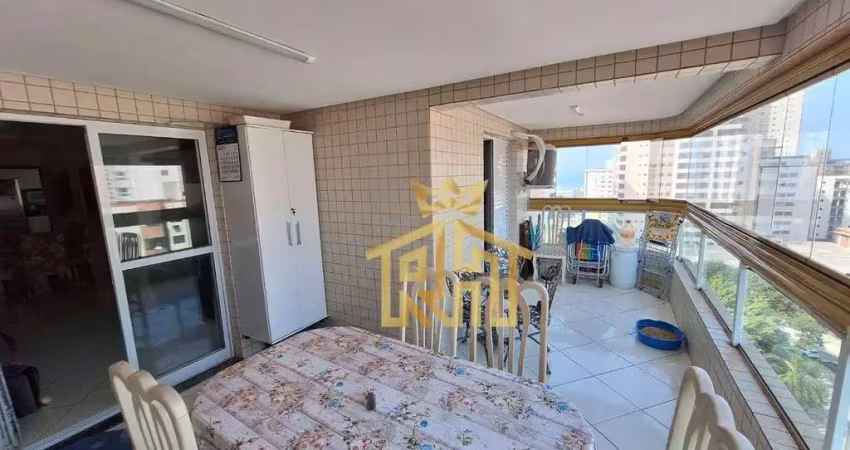 Apartamento com 3 dormitórios à venda, 109 m² por R$ 750.000,00 - Aviação - Praia Grande/SP