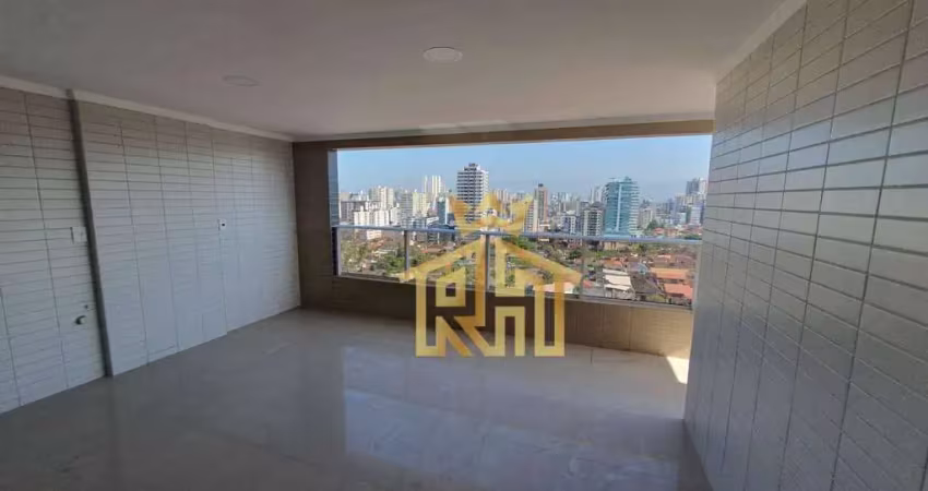 Apartamento com 3 dormitórios à venda, 126 m² por r$ 1.100.000,00 - canto do forte - praia grande/sp