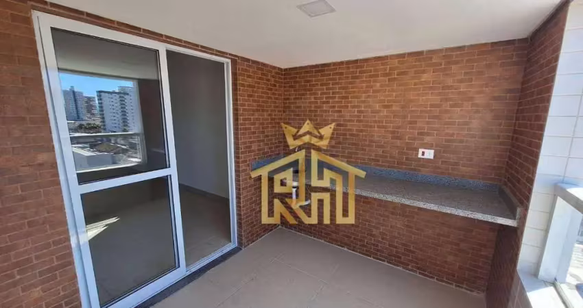 Promoção à vista - apartamento 02 dormitórios (01 suite) - sacada - lazer - 1 vaga - guilhermina - praia grande