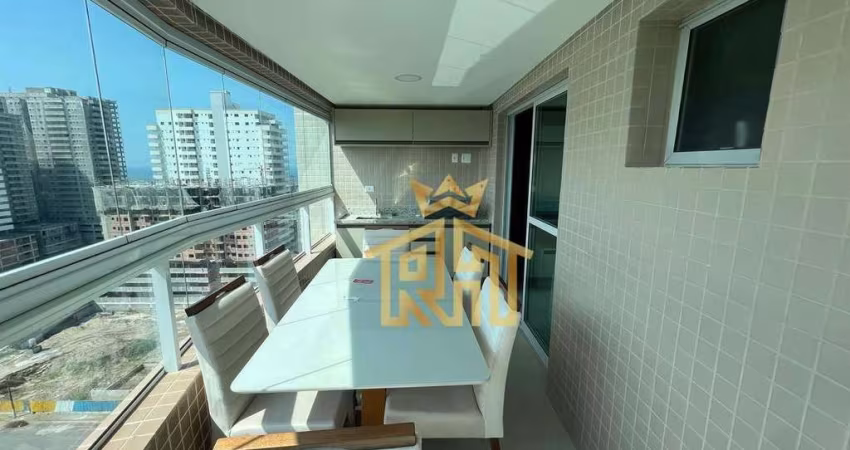 Apartamento com 3 dormitórios à venda, 101 m² por R$ 785.000,00 - Aviação - Praia Grande/SP