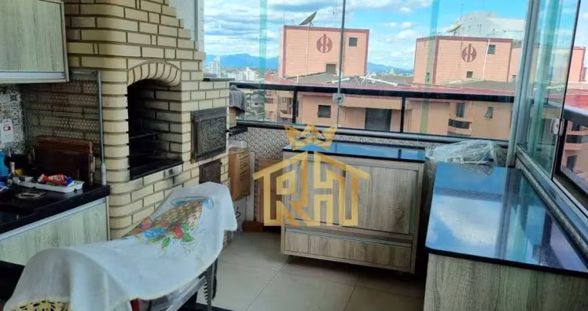 Cobertura com 3 dormitórios à venda, 178 m² por r$ 580.000,00 - vilamar - praia grande/sp