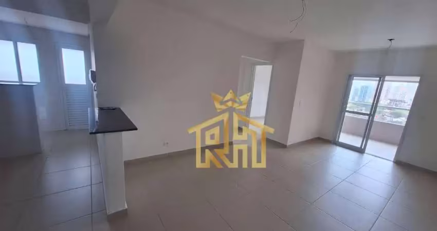 Apartamento 1 dormitório - sacada com churrasqueira - lazer - 1 vaga - guilhermina - praia grande