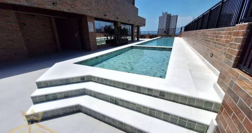 Apartamento com 2 dormitórios à venda, 69 m² por r$ 499.000,00 - aviação - praia grande/sp