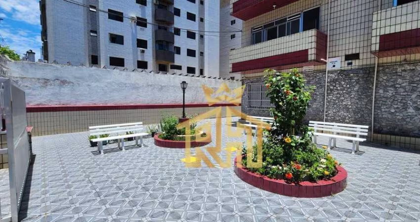 Apartamento com 1 dormitório para alugar, 50 m² por R$ 2.000,01/mês - Canto do Forte - Praia Grande/SP