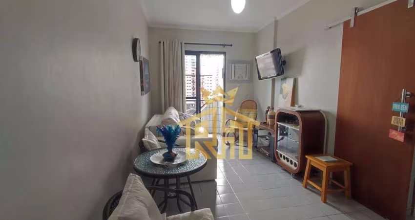 Apartamento com 1 dormitório, 52 m² - venda por R$ 380.000,00 ou aluguel por R$ 2.800,02/mês - Canto do Forte - Praia Grande/SP