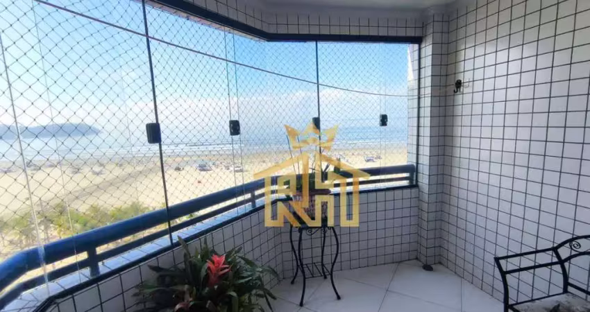 Apartamento de 3 quartos, 2 suítes no bairro de guilhermina  em praia grande - sp - vista mar