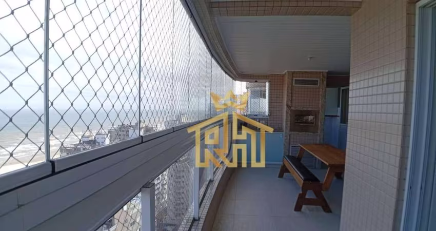 Apartamento de 3 dormitórios (1 suíte) na Aviação em Praia Grande - SP - Vista Mar