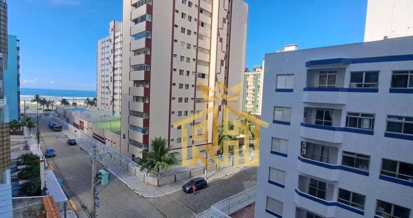Apartamento amplo 112 m² área útil 02 quartos vista para o mar a venda - Bairro Guilhermina - Praia Grande SP