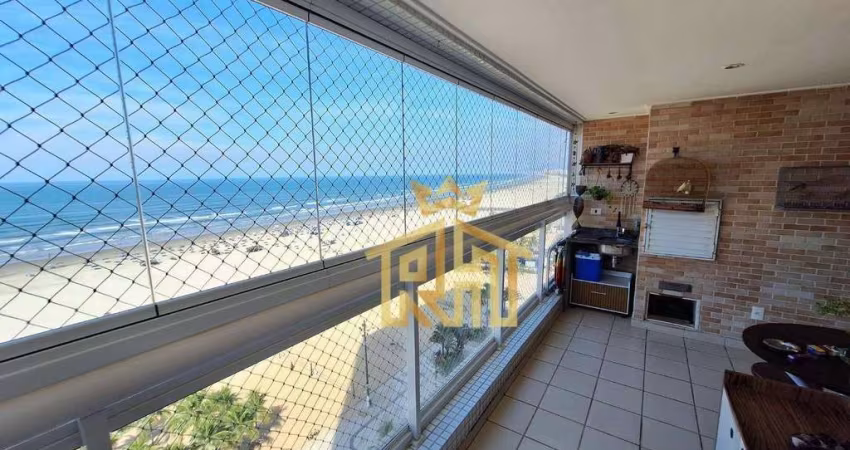 Lindo Apartamento Vista Mar - 02 dormitórios (01 Suíte) - Varanda com Churrasqueira - 02 Vagas - Lazer Completíssimo - Guilhermina - Praia Grande (SP)